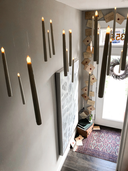 Enchanted Floating LED Candles with Magic Wand Remote