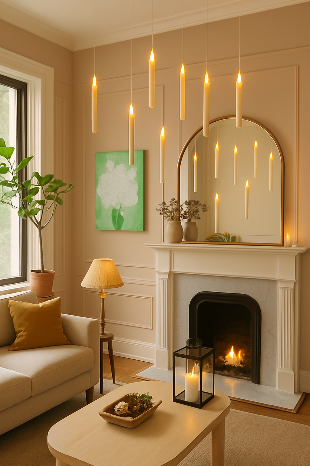 Enchanted Floating LED Candles with Magic Wand Remote