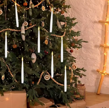 Enchanted Floating LED Candles with Magic Wand Remote